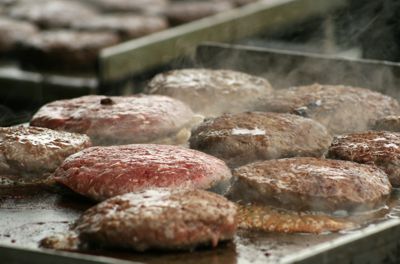 Grilling Burgers